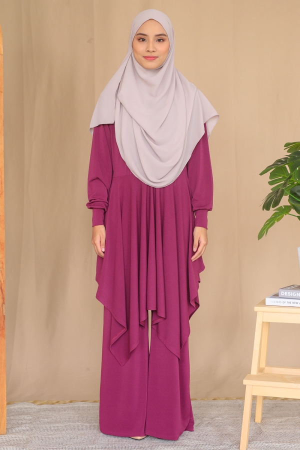 Calla Blouse - Mulberry